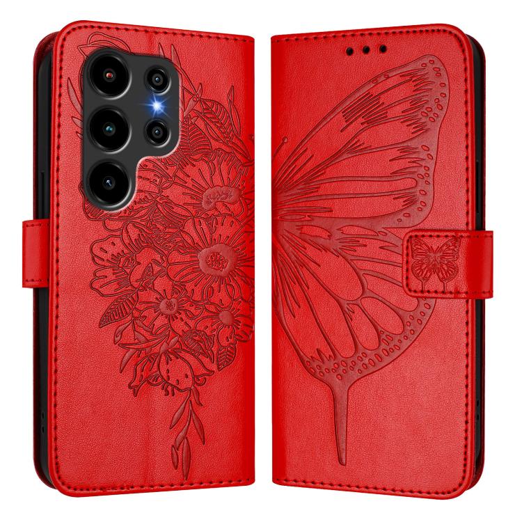 For Blackview Wave 10 Embossed Butterfly Leather Phone Case