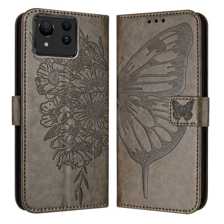 For Asus Zenfone 11 Ultra Embossed Butterfly Leather Phone Case