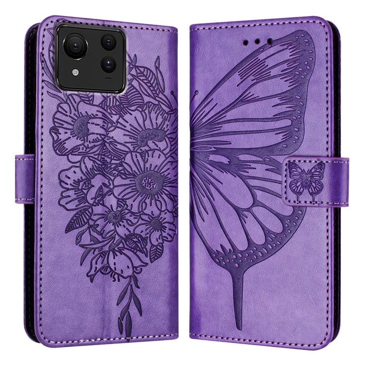 For Asus Zenfone 11 Ultra Embossed Butterfly Leather Phone Case