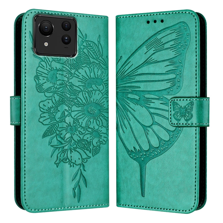 For Asus Zenfone 11 Ultra Embossed Butterfly Leather Phone Case
