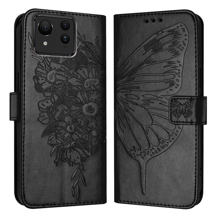 For Asus Zenfone 11 Ultra Embossed Butterfly Leather Phone Case