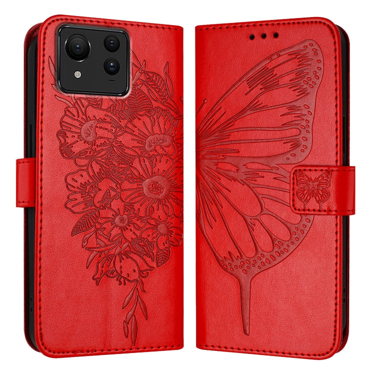 For Asus Zenfone 11 Ultra Embossed Butterfly Leather Phone Case