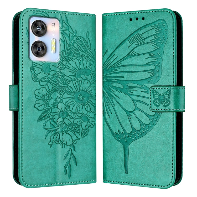 For Oukitel C36 / C35 Embossed Butterfly Leather Phone Case