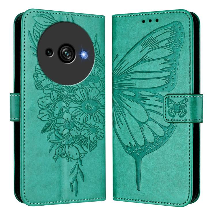 For Oukitel C59 / C59 Pro Embossed Butterfly Leather Phone Case