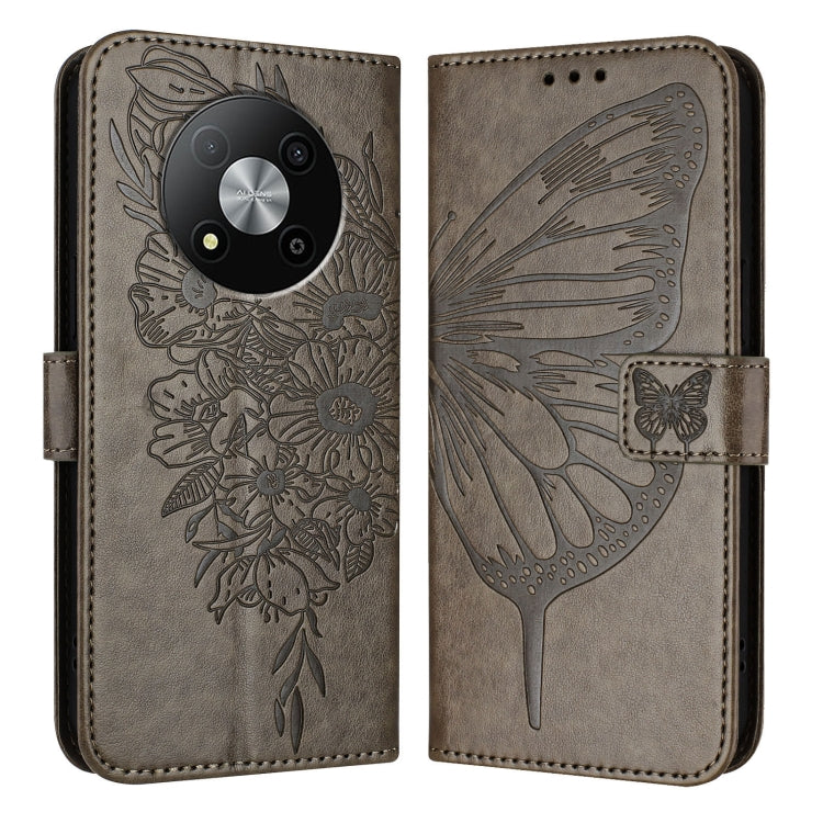 For ZTE Blade A73 5G Embossed Butterfly Leather Phone Case