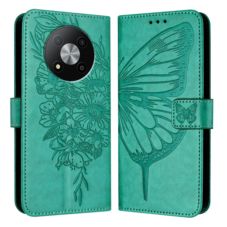 For ZTE Blade A73 5G Embossed Butterfly Leather Phone Case