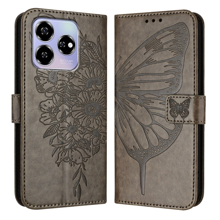 For ZTE Blade V60 / Axon 60 4G Embossed Butterfly Leather Phone Case