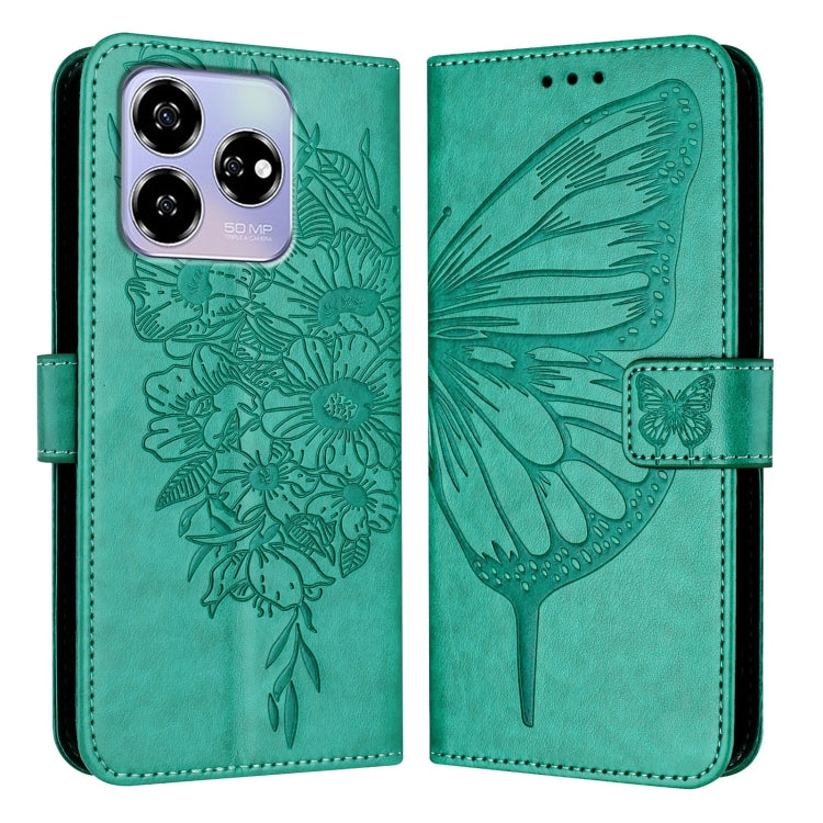 For ZTE Blade V60 / Axon 60 4G Embossed Butterfly Leather Phone Case