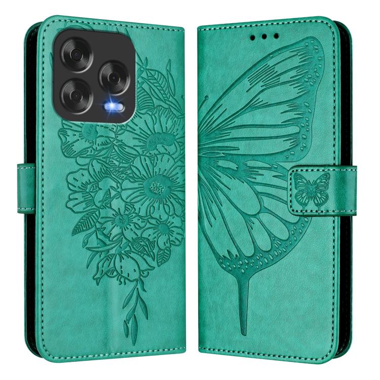 For ZTE Blade V70 Design Embossed Butterfly Leather Phone Case
