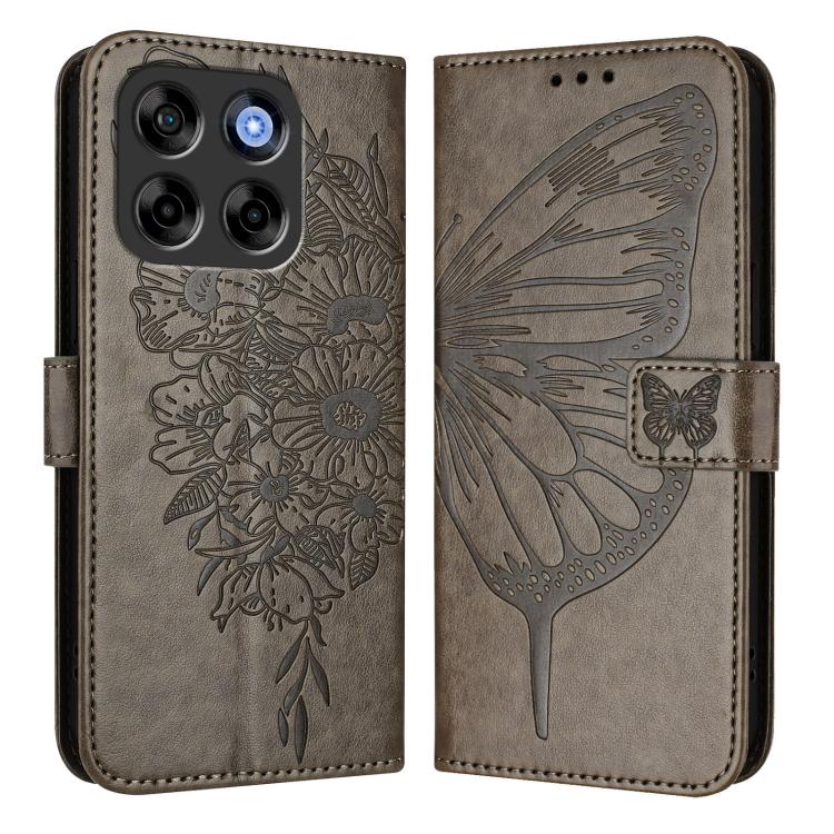 For ZTE Blade V70 Vita / V70 Design Embossed Butterfly Leather Phone Case