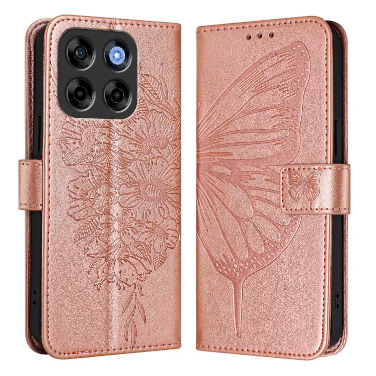 For ZTE Blade V70 Vita / V70 Design Embossed Butterfly Leather Phone Case