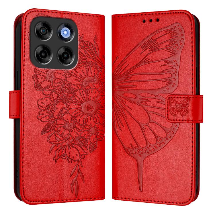For ZTE Blade V70 Vita / V70 Design Embossed Butterfly Leather Phone Case