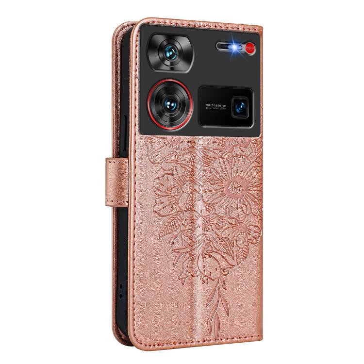 For ZTE Nubia Z60 Ultra Embossed Butterfly Leather Phone Case