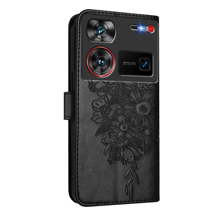 For ZTE Nubia Z60 Ultra Embossed Butterfly Leather Phone Case