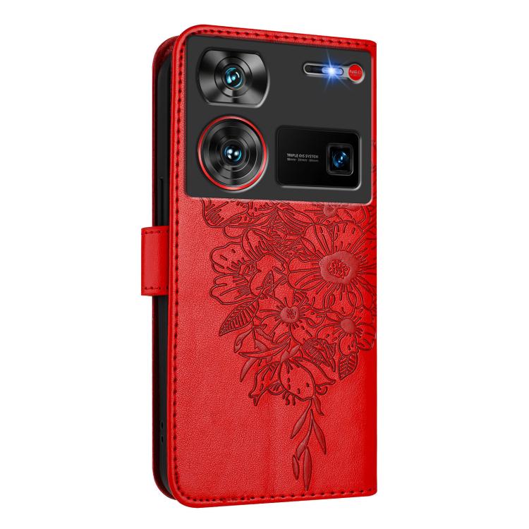 For ZTE Nubia Z60 Ultra Embossed Butterfly Leather Phone Case