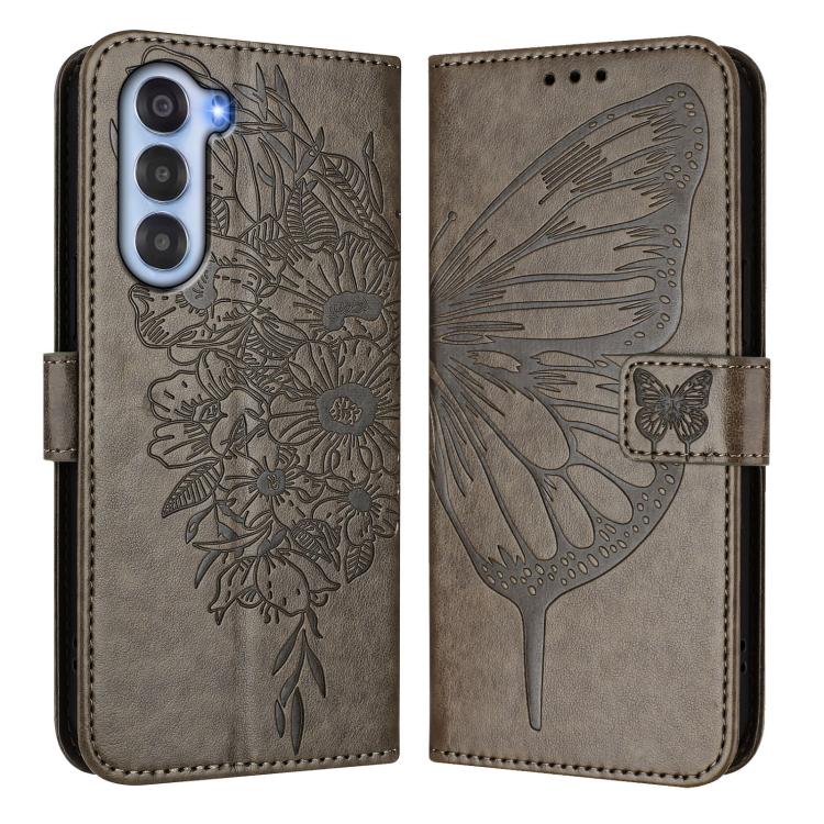For ZTE Nubia S 5G A403ZT Embossed Butterfly Leather Phone Case