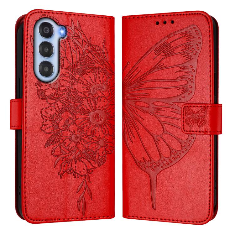 For ZTE Nubia S 5G A403ZT Embossed Butterfly Leather Phone Case