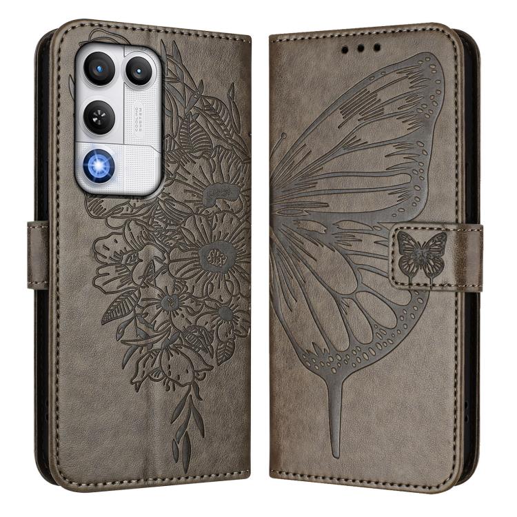 For ZTE nubia RedMagic 11 Air Embossed Butterfly Leather Phone Case