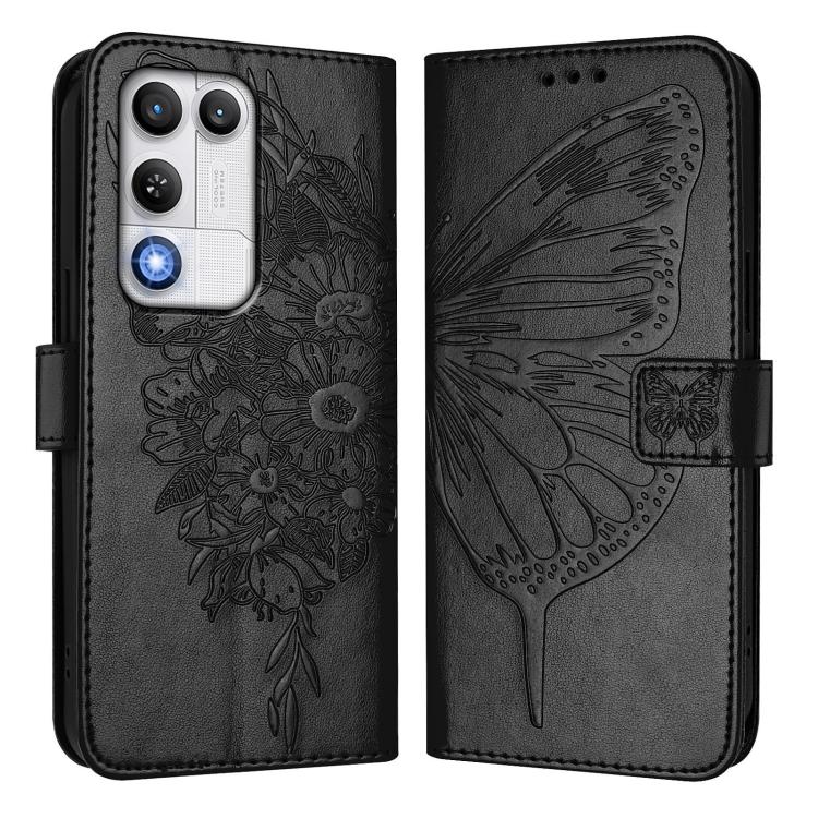 For ZTE nubia RedMagic 11 Air Embossed Butterfly Leather Phone Case