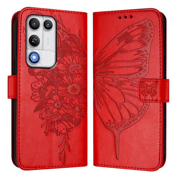 For ZTE nubia RedMagic 11 Air Embossed Butterfly Leather Phone Case