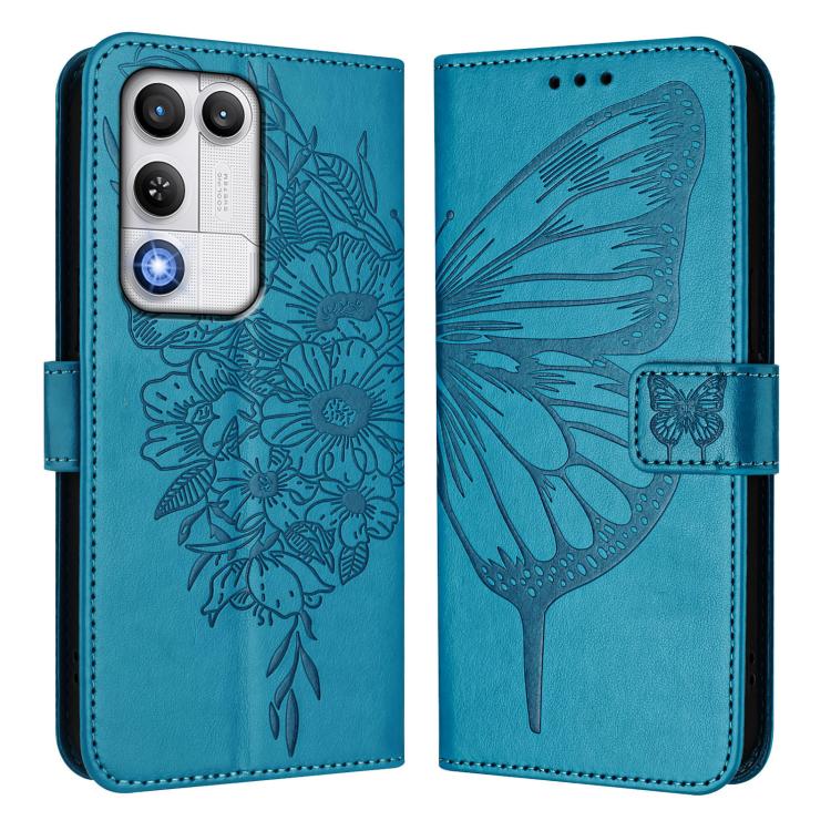 For ZTE nubia RedMagic 11 Air Embossed Butterfly Leather Phone Case