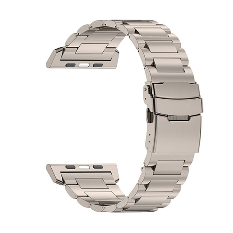 For Apple Watch SE 44mm 26mm Safety Buckle Titanium Alloy Watch Band