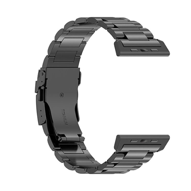 For Apple Watch Series 5 44mm 26mm Safety Buckle Titanium Alloy Watch Band