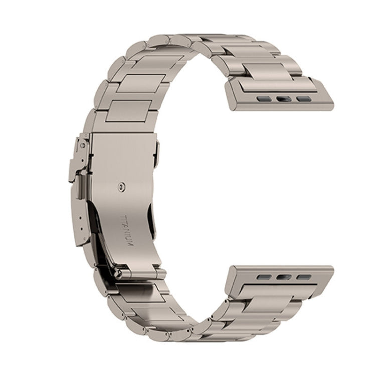 For Apple Watch Series 5 44mm 26mm Safety Buckle Titanium Alloy Watch Band
