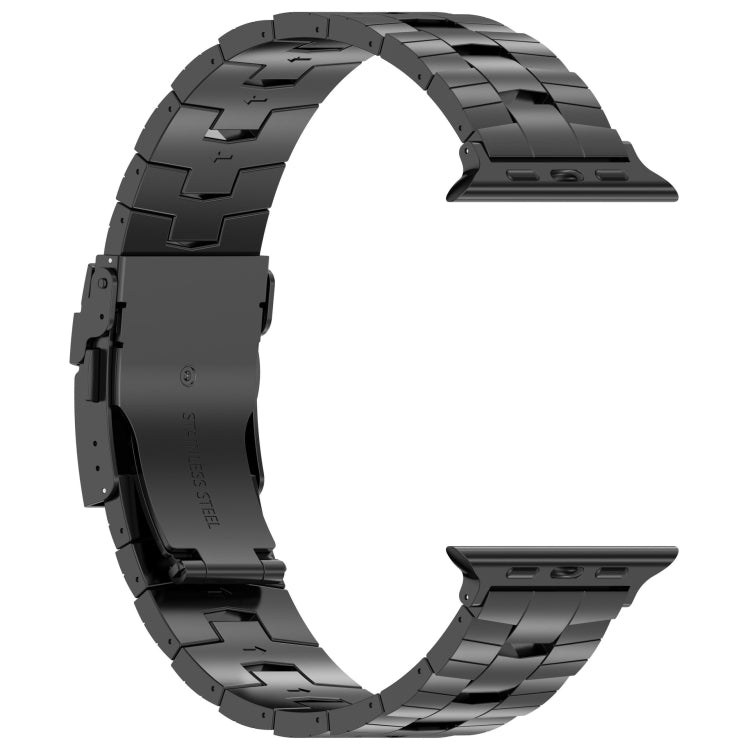For Apple Watch Series 3 42mm Rice Ears Safety Buckle Titanium Alloy Watch Band