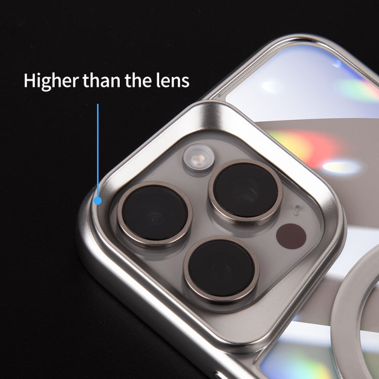 For iPhone 14 Pro Blade MagSafe Magnetic Transparent PC Phone Case