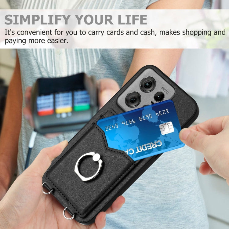 For Motorola Edge 50 Pro EU Edition R20 Ring Card Holder Phone Case
