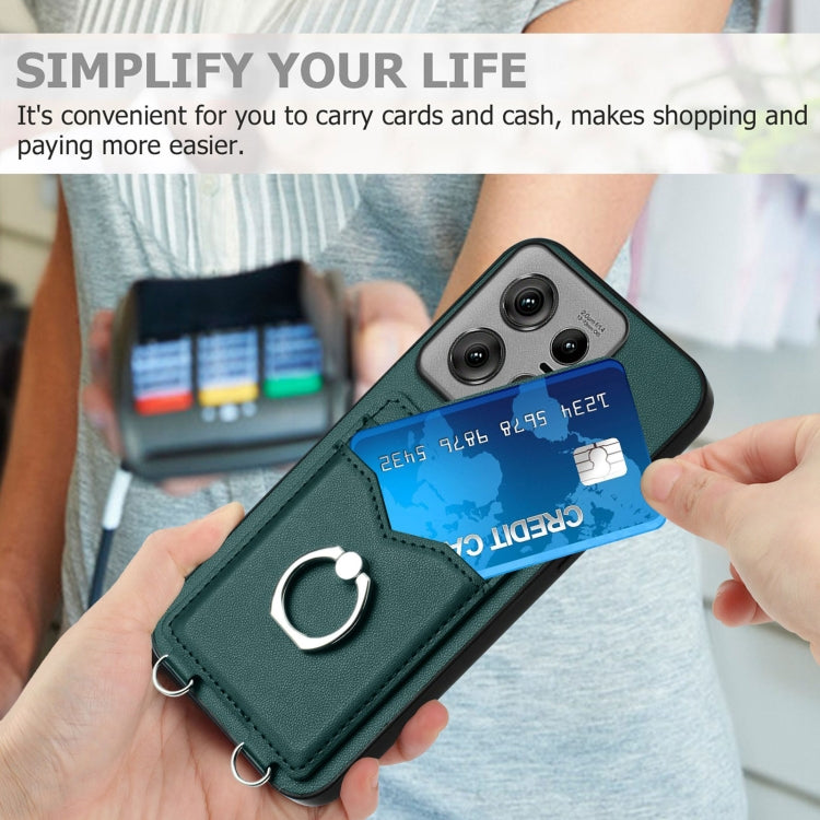 For Motorola Edge 50 Pro EU Edition R20 Ring Card Holder Phone Case