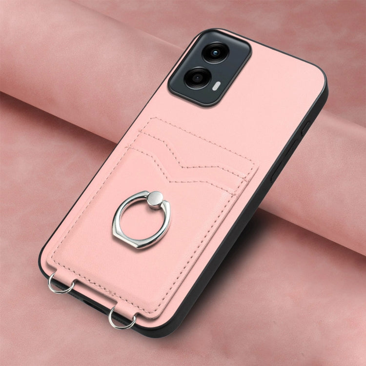 For Motorola Moto G Play 2024 5G R20 Ring Card Holder Phone Case