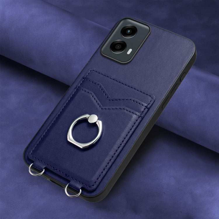 For Motorola Moto G Play 2024 5G R20 Ring Card Holder Phone Case