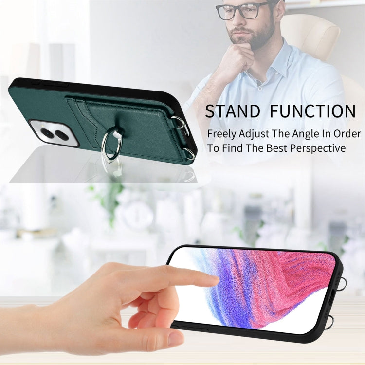 For Motorola Moto G Power 5G 2024 R20 Ring Card Holder Phone Case