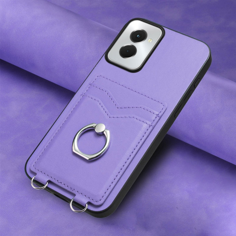 For Motorola Moto G Power 5G 2024 R20 Ring Card Holder Phone Case