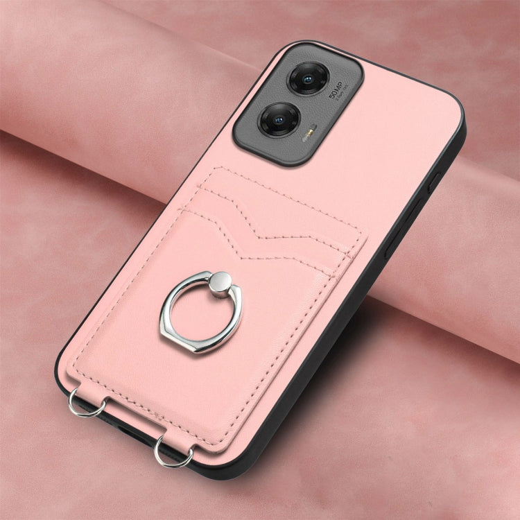 For Motorola Moto G Stylus 5G 2024 R20 Ring Card Holder Phone Case