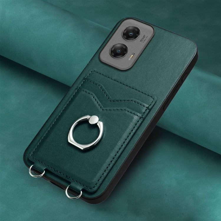 For Motorola Moto G Stylus 5G 2024 R20 Ring Card Holder Phone Case