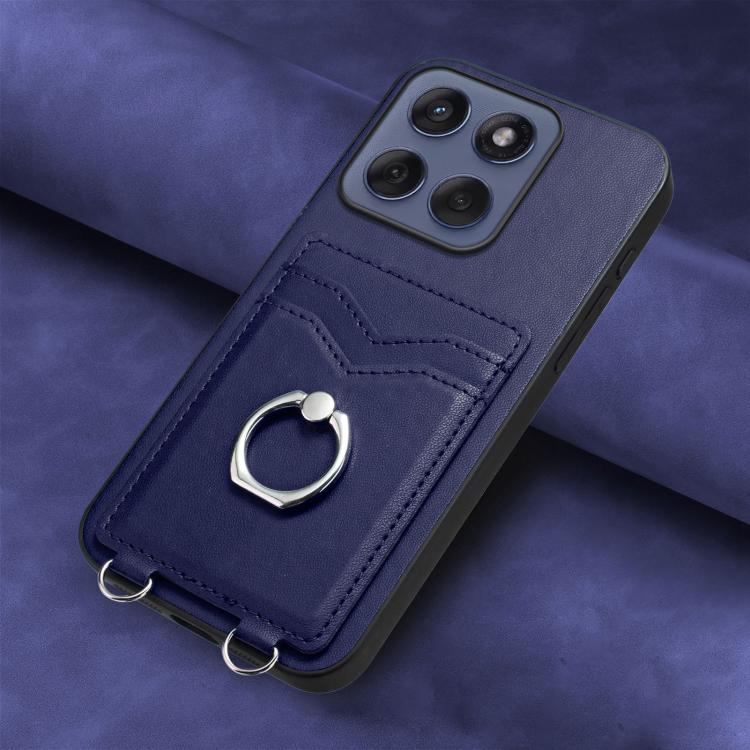 For Motorola Edge 60 Fusion / Edge 60 R20 Ring Card Holder Phone Case