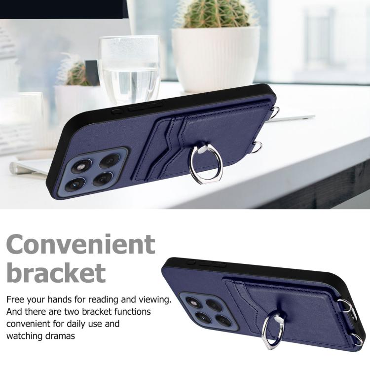 For Motorola Edge 60 Fusion / Edge 60 R20 Ring Card Holder Phone Case