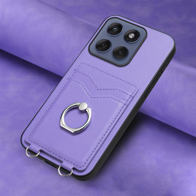 For Motorola Edge 60 Fusion / Edge 60 R20 Ring Card Holder Phone Case