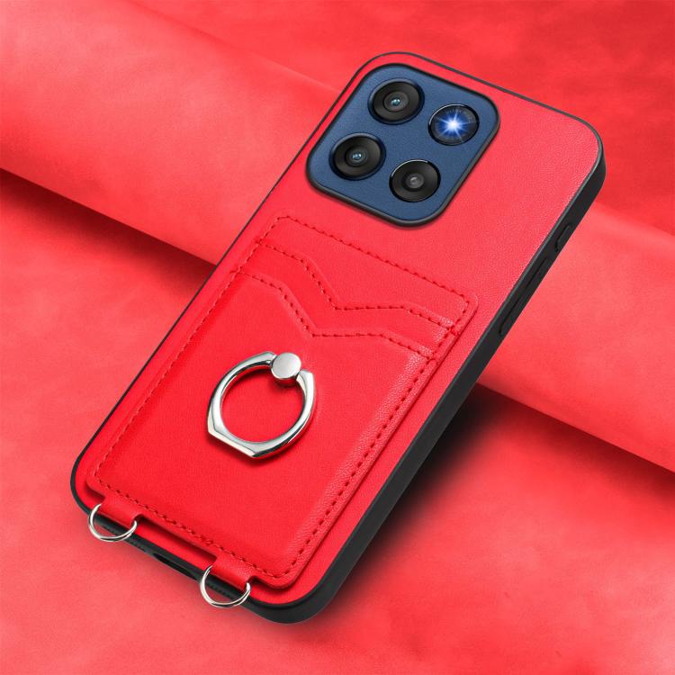 For Motorola Edge 60 Stylus 5G R20 Ring Card Holder Phone Case