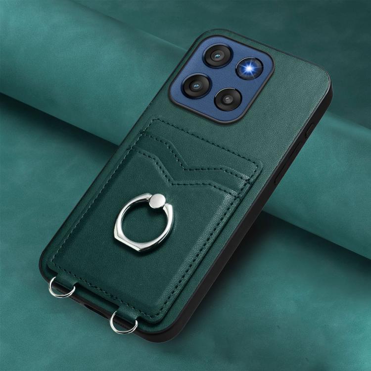 For Motorola Edge 60 Stylus 5G R20 Ring Card Holder Phone Case