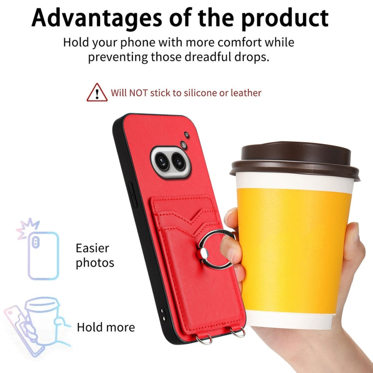 For Nothing Phone 2a R20 Ring Card Holder Phone Case
