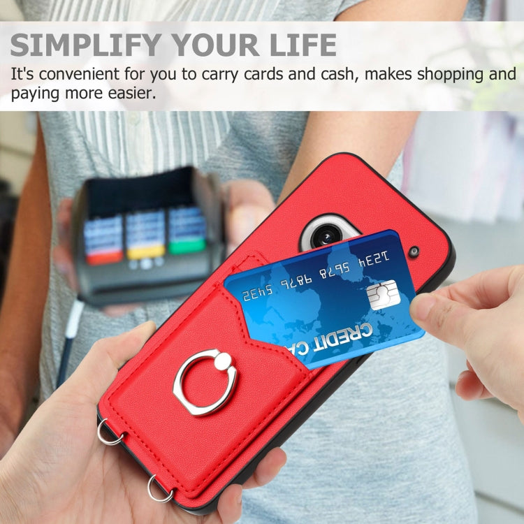 For Nothing Phone 2a R20 Ring Card Holder Phone Case