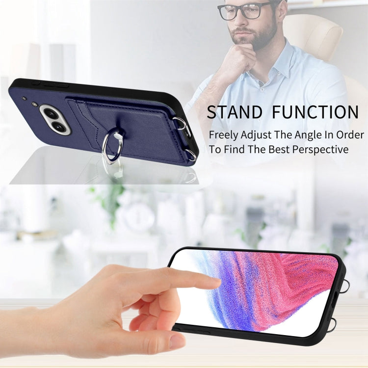 For Nothing Phone 2a R20 Ring Card Holder Phone Case