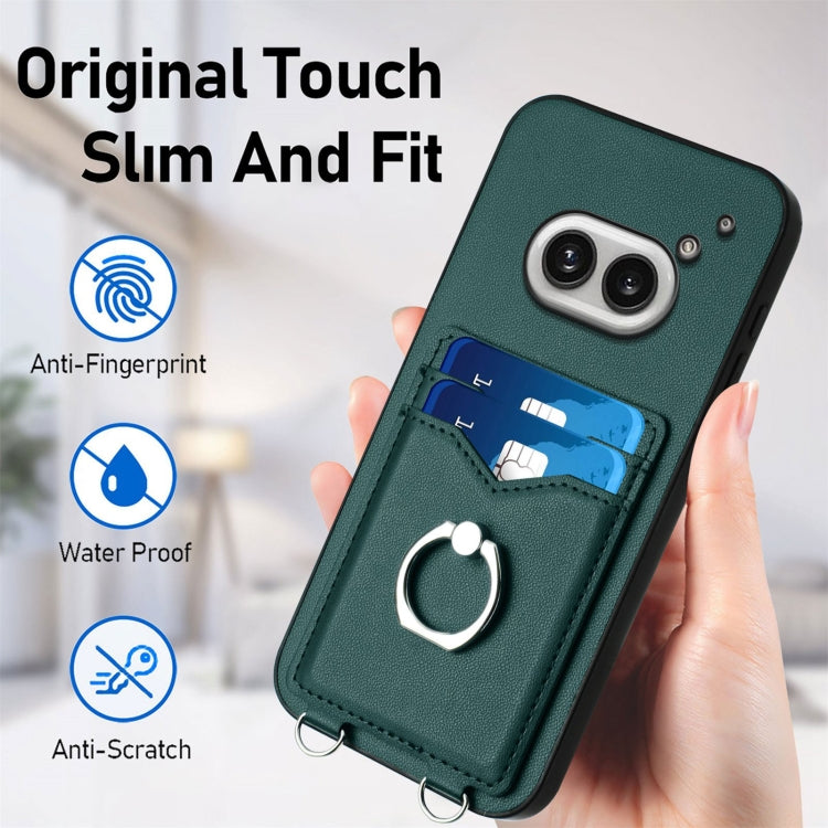 For Nothing Phone 2a R20 Ring Card Holder Phone Case