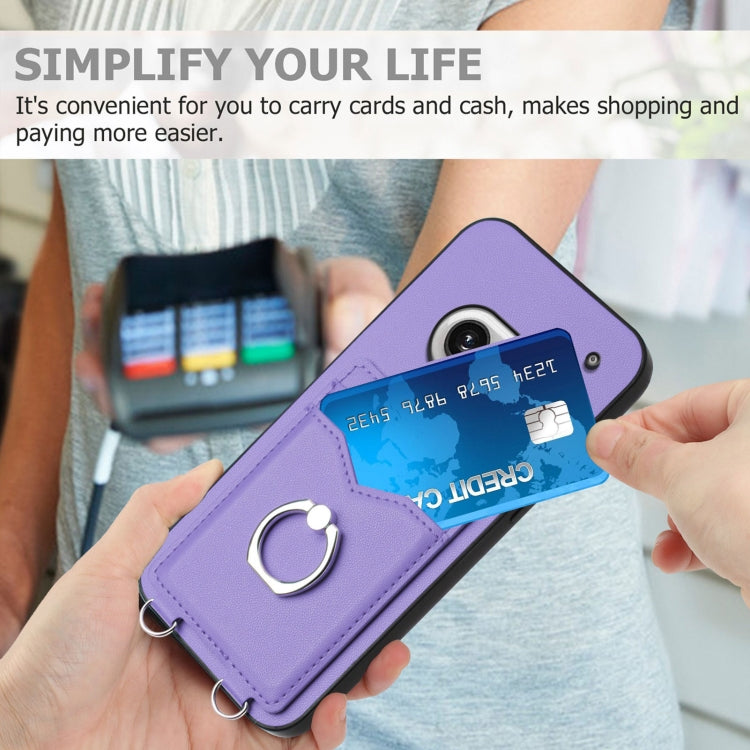 For Nothing Phone 2a R20 Ring Card Holder Phone Case