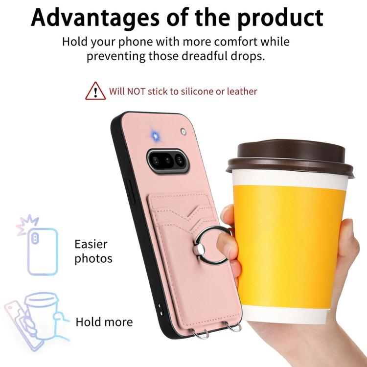 For Nothing Phone 3a R20 Ring Card Holder Phone Case