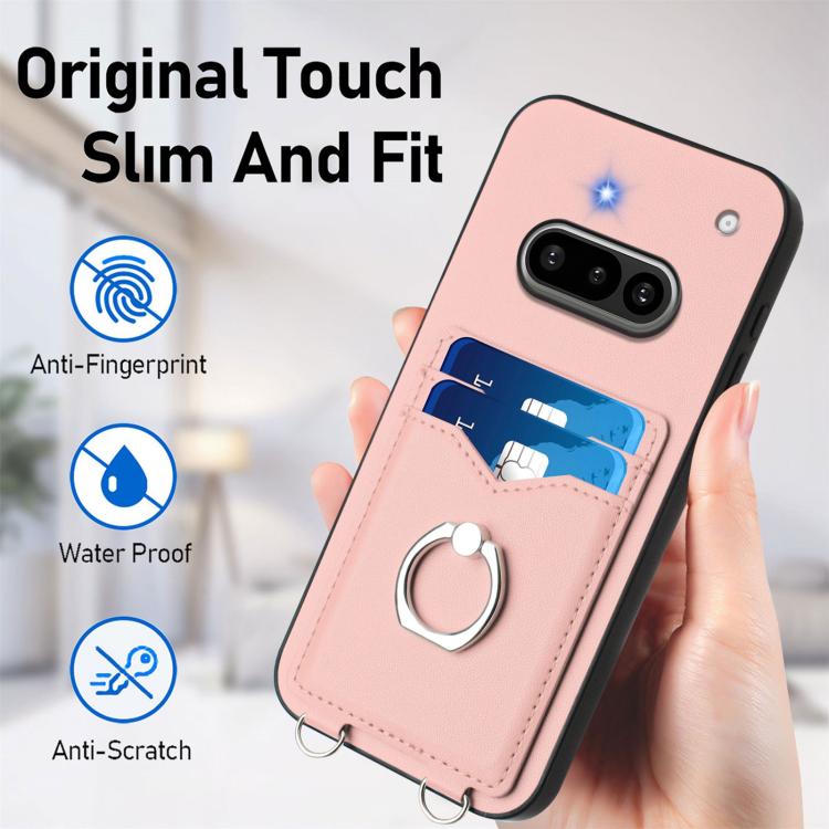 For Nothing Phone 3a R20 Ring Card Holder Phone Case